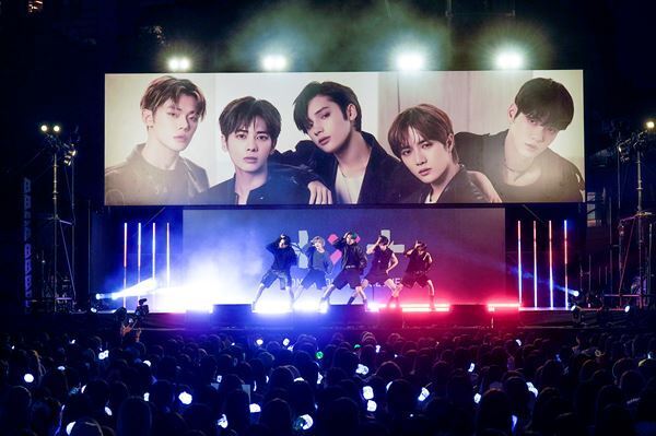 TOMORROW X TOGETHERが2年7カ月ぶりに来日、日本3rdシングル『GOOD BOY GONE BAD』発売記念イベントを開催