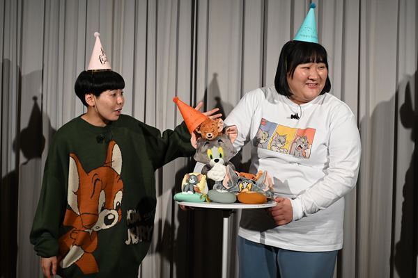 あの「餅つき」ネタのコラボも　「トムとジェリー」お誕生日お祝いイベントにヨネダ2000が登場