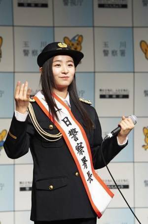 超ときめき♡宣伝部が一日警察署長に　春の全国交通安全運動・玉川警察署キックオフイベントに出席
