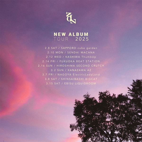 光村龍哉率いるロックバンド・ZIONがニュー・アルバムをリリース　全国ツアーの開催も決定