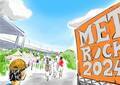 「METROCK 2024」東京初日を芦沢ムネトがイラストレポ　Billyrrom、ねぐせ。、Saucy Dogのステージを観た！