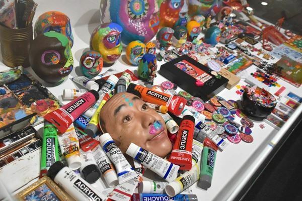 新作を含む約200点を展示　『木梨憲武展 Timingー瞬間の光りー』開催中