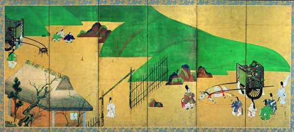 俵屋宗達の国宝《源氏物語関屋澪標図屏風》ほか平安文学を題材とした名品が集結『平安文学、いとをかし』静嘉堂＠丸の内で