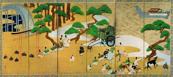 俵屋宗達の国宝《源氏物語関屋澪標図屏風》ほか平安文学を題材とした名品が集結『平安文学、いとをかし』静嘉堂＠丸の内で