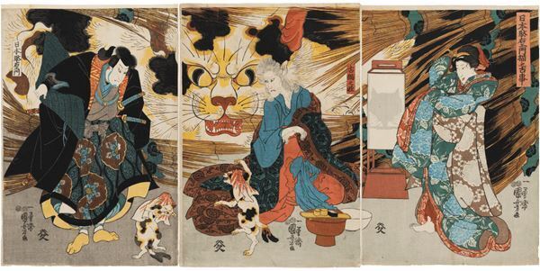 『歌川国芳展 ―奇才絵師の魔力』大阪中之島美術館で　浮世絵と肉筆画約400点を展示、猫を描いた新発見作も