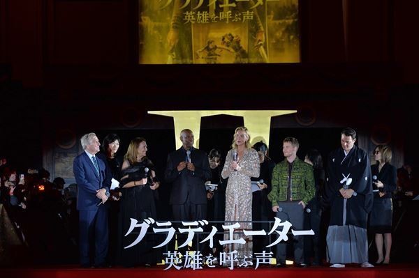 『グラディエーターII 英雄を呼ぶ声』ジャパンプレミア開催　デンゼル・ワシントンらにレッドカーペットは熱狂