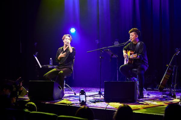 松尾太陽、EIKUがスペシャルコラボで歌った『いとしのエリー』 『LIVE Meets Vol.3』レポート「みんなが笑顔になれる音楽をこれからも届けたい」