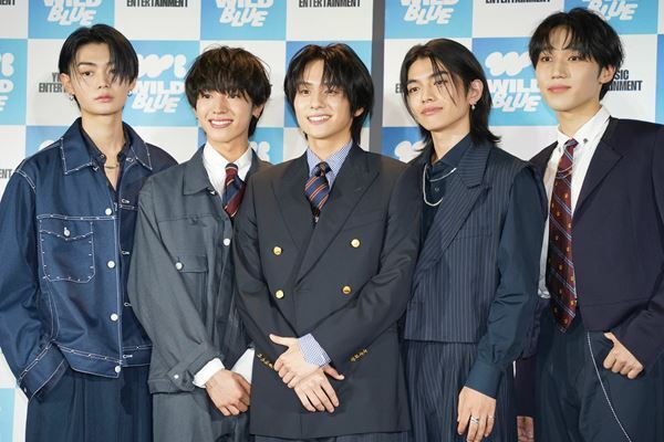 山下幸輝ら実力派5人組ボーイズグループ・WILD BLUEの全貌が明らかに「自信を持ってお届けできる楽曲とパフォーマンス」
