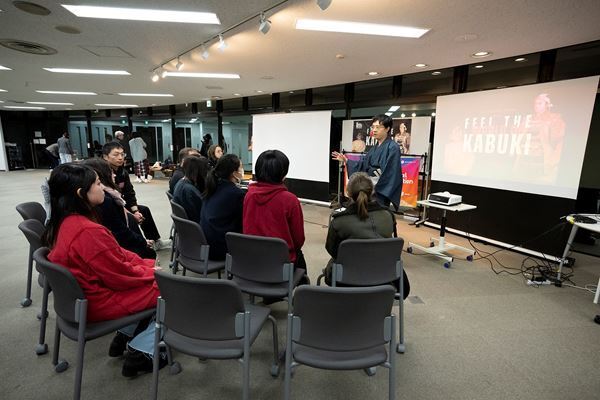 市村竹松「大変意義深い会」母校・早稲田大学で歌舞伎座『十二月大歌舞伎』第一部『あらしのよるに』を解説