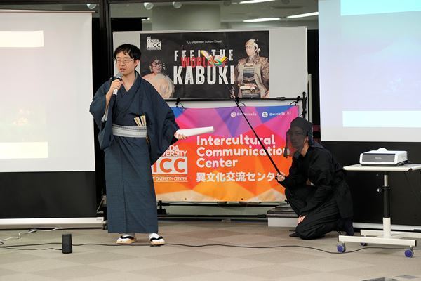 市村竹松「大変意義深い会」母校・早稲田大学で歌舞伎座『十二月大歌舞伎』第一部『あらしのよるに』を解説