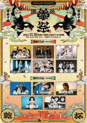 ORCALAND、新曲「SPARK」がテレビ朝日『永野＆くるまのひっかかりニーチェ』11月度EDテーマに