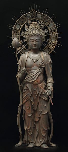 『バーミヤン大仏の太陽神と弥勒信仰』三井記念美術館で　バーミヤン遺跡の描き起こし図を東京初公開