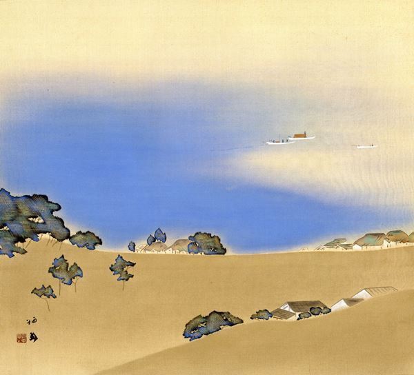 『日本の山海』松岡美術館で　地理学者・志賀重昂の文章とともに日本の山や海を描いた作品を公開