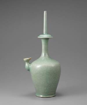 重要文化財《青磁蓮華唐草文浄瓶》朝鮮・高麗時代12世紀根津美術館蔵