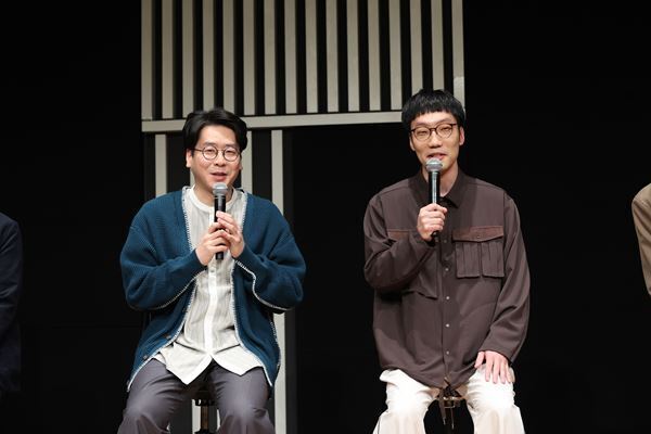 中川大輔、八木莉可子らが寸劇風のラジオCMに挑戦！ 『鴨川ホルモー、ワンスモア』合同取材会レポート