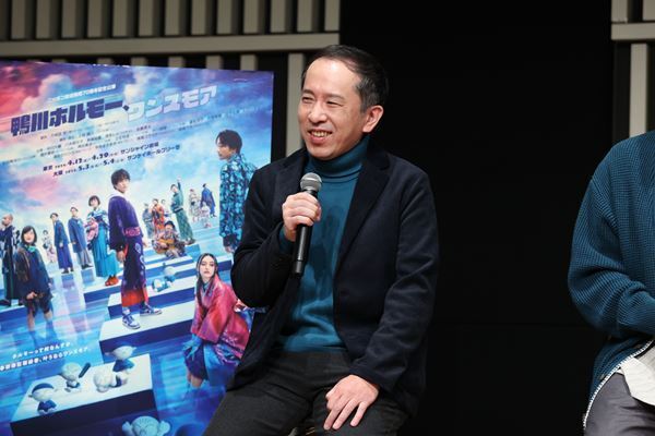 中川大輔、八木莉可子らが寸劇風のラジオCMに挑戦！ 『鴨川ホルモー、ワンスモア』合同取材会レポート