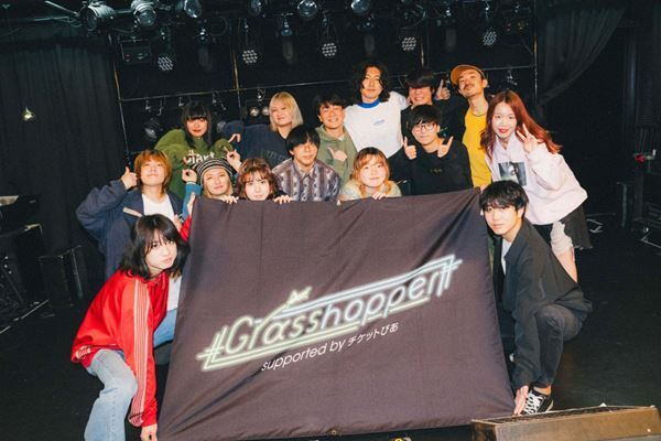 yummy’g、アスノポラリス、OKOJO、Subway Daydreamそれぞれの音楽とポップネスを真摯に追求する4組が集った『Grasshopper WEST vol.4』ライブレポート