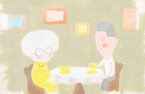 お笑い芸人で漫画家の矢部太郎の個展が立川・PLAY! MUSEUMで　『大家さんと僕』のアクリル画約100点を初公開