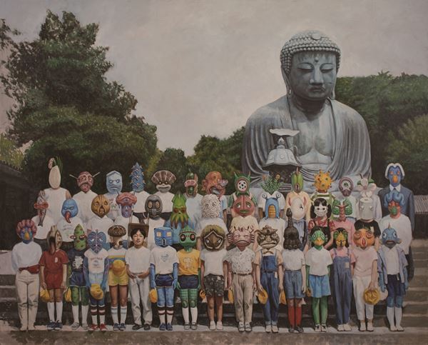 25年4月より休館する神奈川県民ホールギャラリー最後の企画展で5名の作家が「よい子」「眠る」をキーワードに作品を発表