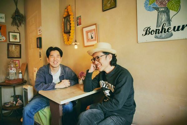 【対談企画①】never young beach×ハナレグミ「永積さんは、いつも僕の話をまじめに聞いて一緒に考えてくれるんですよ」