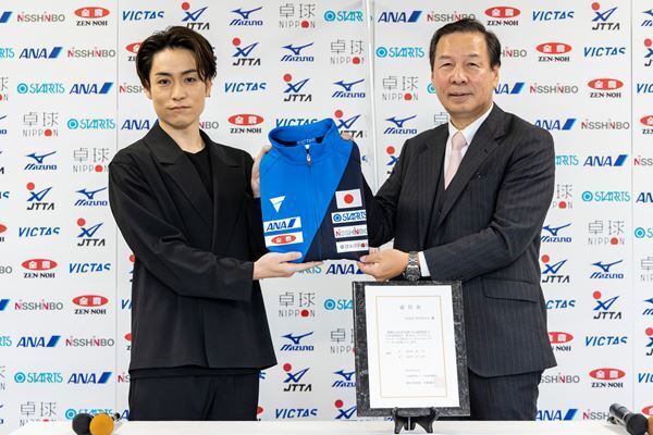 EXILE TETSUYA、卓球12歳以下日本代表のコーチに「金メダリストを見るのが大きな夢」