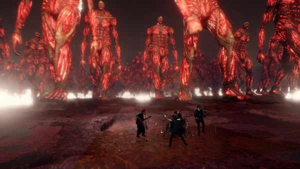 【ライブレポート】視線は世界　SiMがロックバンドとして極めて画期的なバーチャルプロダクションでの配信ライブ「SiM XR LiVE」を敢行