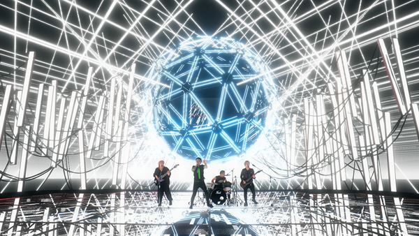 【ライブレポート】視線は世界　SiMがロックバンドとして極めて画期的なバーチャルプロダクションでの配信ライブ「SiM XR LiVE」を敢行