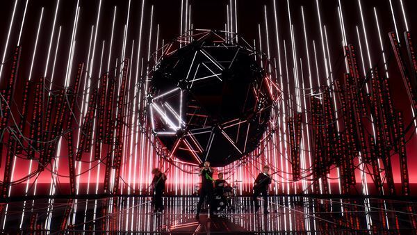 【ライブレポート】視線は世界　SiMがロックバンドとして極めて画期的なバーチャルプロダクションでの配信ライブ「SiM XR LiVE」を敢行