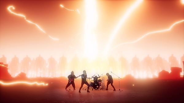 【ライブレポート】視線は世界　SiMがロックバンドとして極めて画期的なバーチャルプロダクションでの配信ライブ「SiM XR LiVE」を敢行