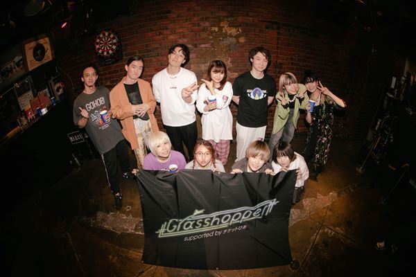 WOLVEs GROOVY×ゴホウビ×宇宙団『Grasshopper vol.23』ライブレポート