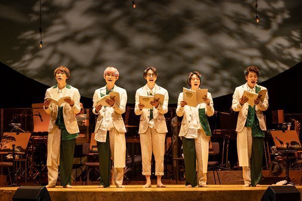 ふぉ～ゆ～出演のリーディング音楽劇『ジャングル大帝』開幕　舞台写真＆コメント到着