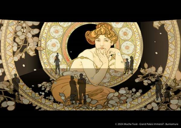 『グラン・パレ・イマーシブ　永遠のミュシャ』渋谷・ヒカリエホールで　ミュシャの作品世界を堪能できる没入体験型展覧会