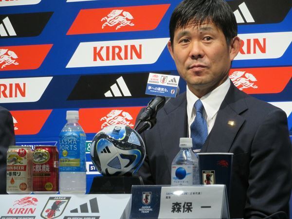 カタールW杯での歴史的勝利から今度は敵地ドイツで！ 森保監督「個とチームのレベルアップ、戦術の共有と幅を」