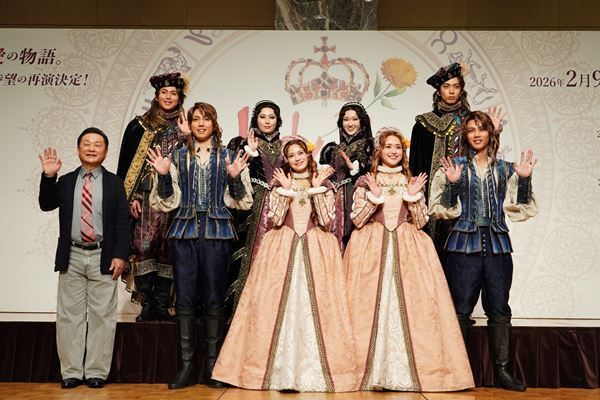 ミュージカル『レイディ・ベス』製作発表会見に奥田いろは、小南満佑子はじめ主要キャストが登壇。ブラッシュアップの詳細も