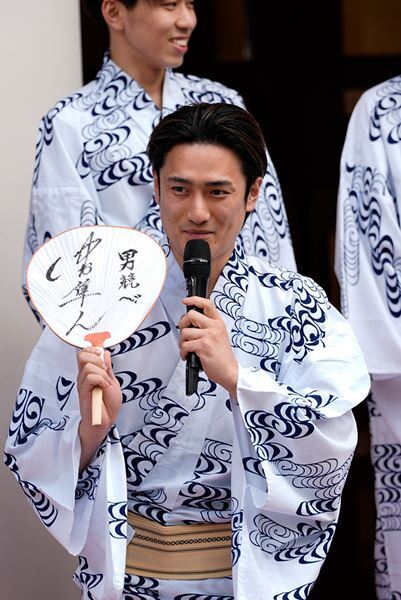 松本幸四郎「夏の暑さを吹き飛ばす時間に」 歌舞伎座「八月納涼歌舞伎」劇場前イベントで意気込みを語る