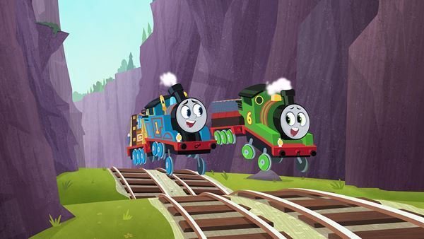 『映画 きかんしゃトーマス ぼくのたいせつなともだち』アニメならではの表現を捉えた場面写真9点公開