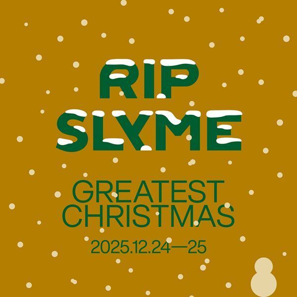 RIP SLYME、クリスマスだけの特別ステージ『GREATEST CHRISTMAS』12月25日公演の生配信が決定　視聴チケット販売開始！