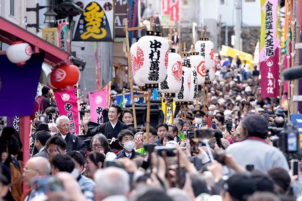 中村獅童らが成功を祈願　第三十八回「四国こんぴら歌舞伎大芝居」お練り＆セレモニーのレポート到着