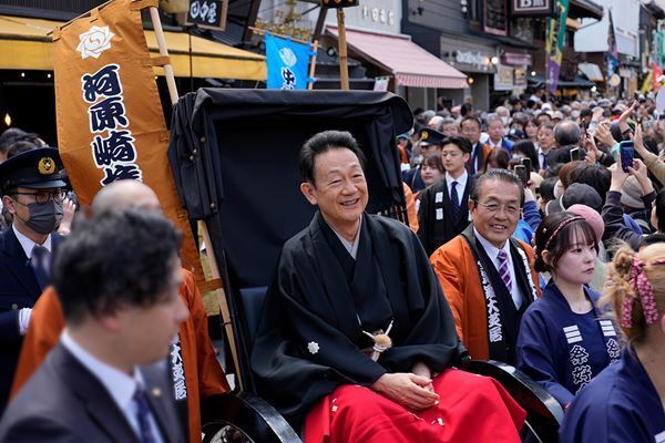 中村獅童らが成功を祈願　第三十八回「四国こんぴら歌舞伎大芝居」お練り＆セレモニーのレポート到着