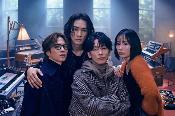 佐藤健、町田啓太、志尊淳、宮﨑優によるバンド・TENBLANK、デビュー・アルバム『Glass Heart』のアナログ盤リリース決定
