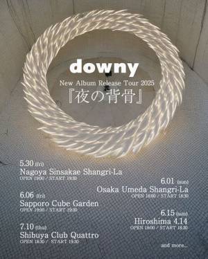 downy、3月発売の第八作品集『無題』収録曲より「foundyou」を先行リリース