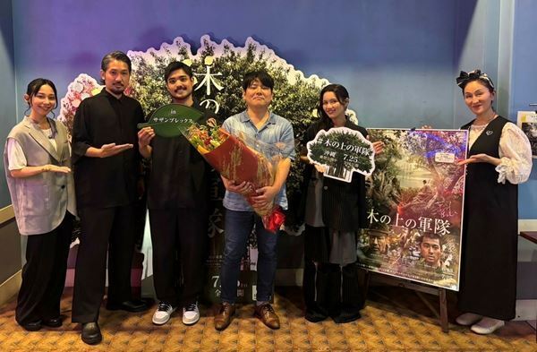 堤真一×山田裕貴ダブル主演『木の上の軍隊』沖縄で先行公開スタート　舞台挨拶で監督らが作品に込めた想いを語る