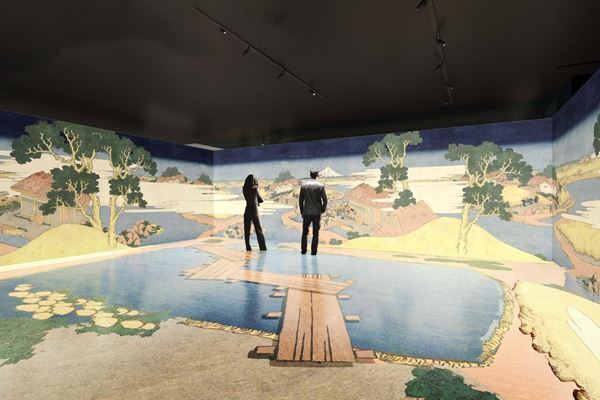 葛飾北斎の名画の世界を「映像×サウンド×触覚」で体感『HOKUSAI：ANOTHER STORY in TOKYO』東急プラザ渋谷で2月1日から