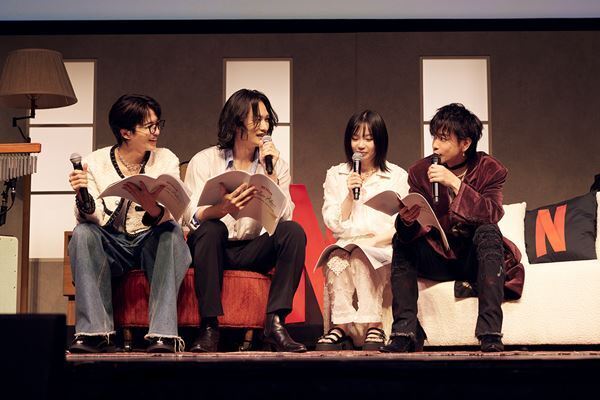 【生演奏映像＆写真55点】佐藤健、宮﨑優、町田啓太、志尊淳がサプライズ登場！ Netflix『グラスハート』TENBLANKによる生演奏に600人が熱狂