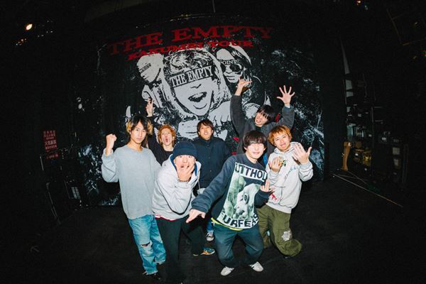 ジ・エンプティ2nd EP『革命 e.p.』レコ発ツアー、FOMAREを迎えたファイナルで感じた成長【オフィシャルレポート】
