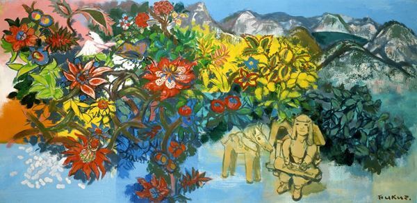 『福沢一郎の旅行カバン―画家とゆく世界の旅』高崎市美術館で　国内外を旅し描いた画家の足跡をたどる