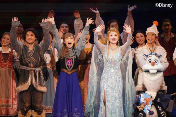 ディズニーミュージカル『アナと雪の女王』日本上演4周年記念カーテンコールを実施