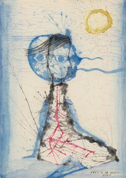 『まど・みちおのうちゅう』宇都宮美術館で　「ぞうさん」の作詞などでも知られる詩人が手掛けた抽象絵画にスポットを当てる