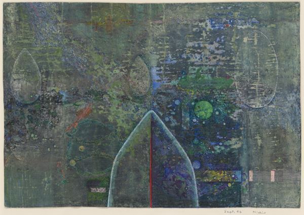 『まど・みちおのうちゅう』宇都宮美術館で　「ぞうさん」の作詞などでも知られる詩人が手掛けた抽象絵画にスポットを当てる