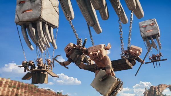 『マインクラフト／ザ・ムービー』本予告がついに公開　ジャック・ブラックらが四角形の世界で大冒険